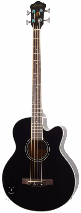 Ibanez AEB8E Black - Elektroakustyczna gitara basowa