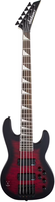 Jackson JS3VQ Bass TR RD BRST - Elektryczna gitara basowa