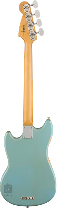 Fender JMJ Road Worn Mustang Bass RW BLK - Elektryczna gitara basowa