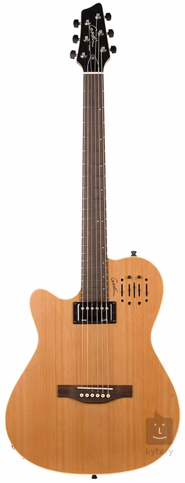 Godin A6 Ultra LH Natural SG - Leworęczna hybrydowa gitara elektroakustyczna