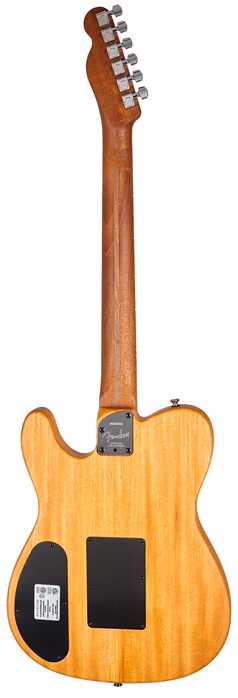 Fender American Acoustasonic Telecaster Black - Hybrydowa gitara elektroakustyczna
