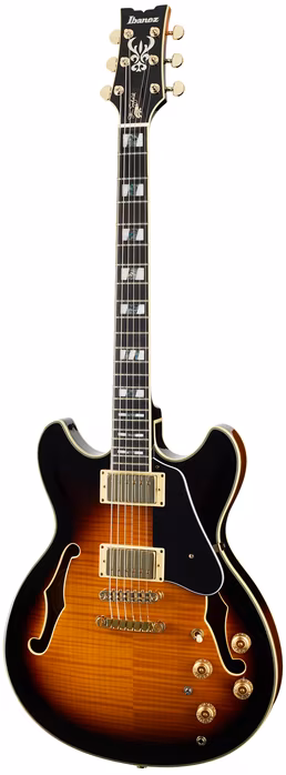 Ibanez JSM10 Vintage Yellow Sunburst - Gitara półakustyczna
