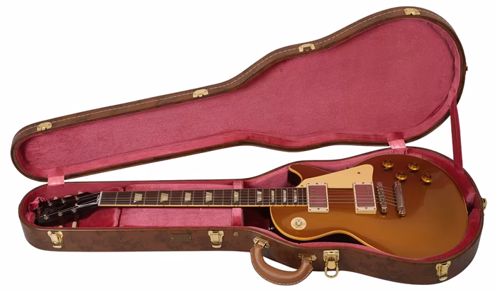 Gibson Custom 1957 Les Paul Goldtop Darkback Reissue VOS Double Gold - Gitara elektryczna