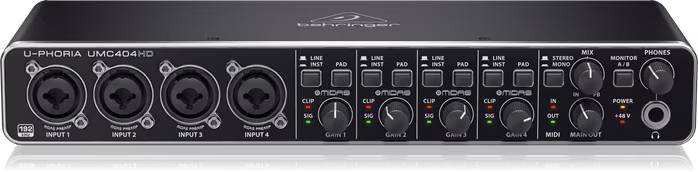 Behringer UMC404HD - Karta dźwiękowa USB