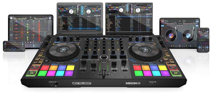 Reloop Mixon 8 Pro - Kontroler DJ-ski z kartą dźwiękową