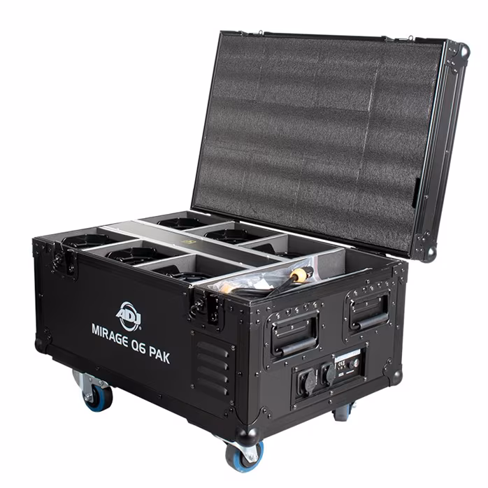 ADJ Mirage Q6 Pak Black - Komplet świetlny