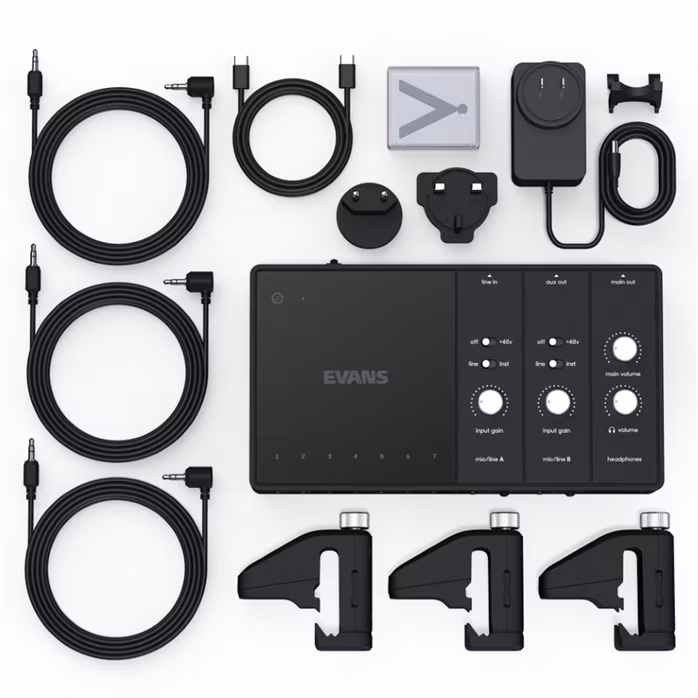Evans Hybrid Sensory Percussion Sound System  - Moduł Trigger