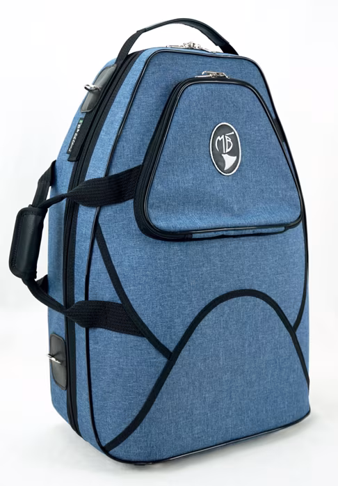 Marcus Bonna MB-5St Compact, Cationic Blue Nylon - Pokrowiec na waltornie