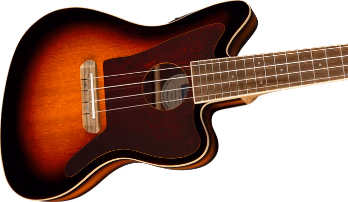 Fender Fullerton Jazzmaster Uke 3TS - Ukulele elektroakustyczne
