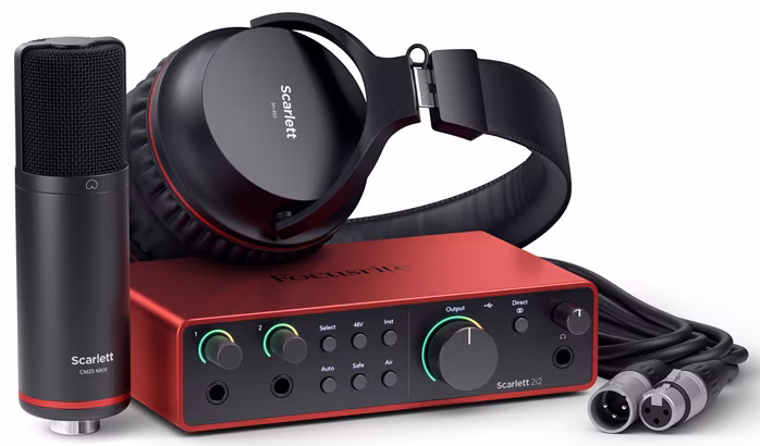 Focusrite Scarlett 2i2 Studio 4th Gen (rozpakowane) - Karta dźwiękowa USB