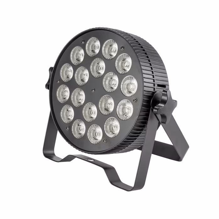Flash LED PAR 64 18x12W RGBWA+UV FLAT - Reflektor PAR LED