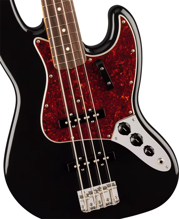Fender Vintera II 60s Jazz Bass RW Black - Elektryczna gitara basowa