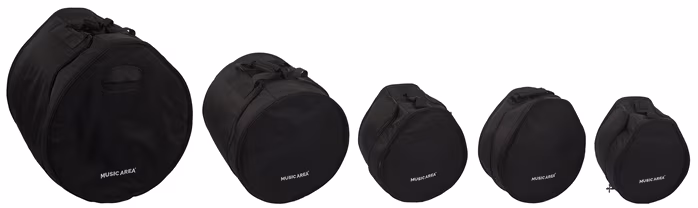 Music Area Drum Set Bag - Zestaw pokrowców do zestawu perkusyjnego