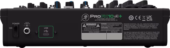 Mackie ProFX10v3+ - Analogowa konsoleta mikserska