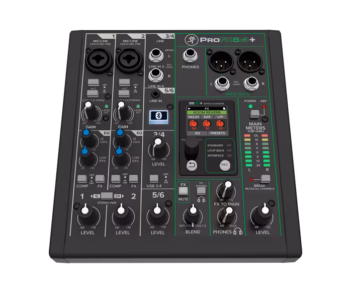 Mackie ProFX6v3+ - Analogowa konsoleta mikserska