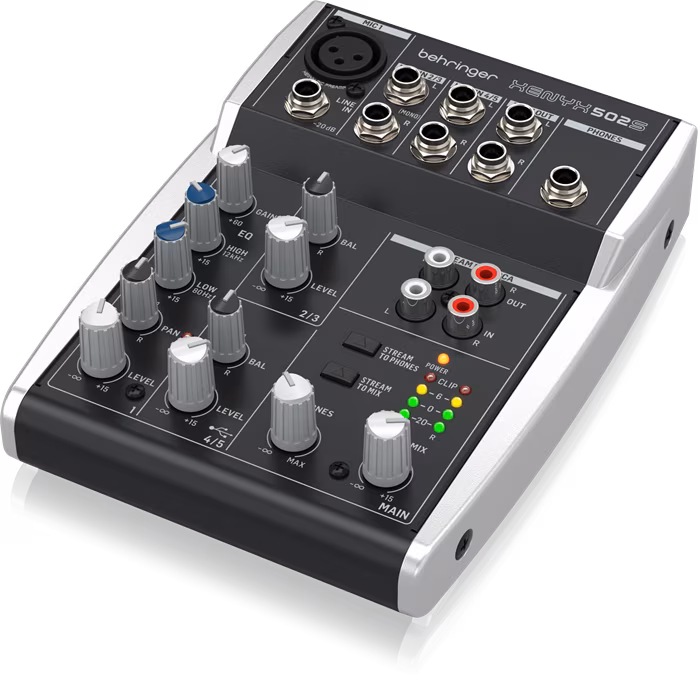 Behringer XENYX 502S - Analogowa konsoleta mikserska