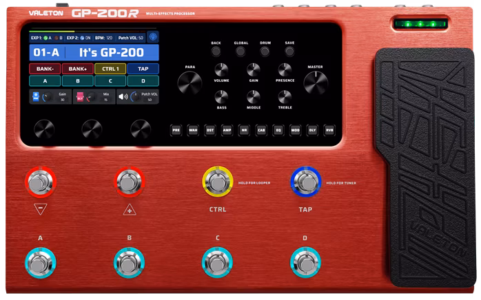 Valeton GP-200R - Multiefekt gitarowy