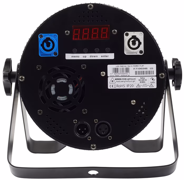 Flash LED PAR 64 18x10W RGBW 4in1 ALU (rozpakowane) - Reflektor PAR LED