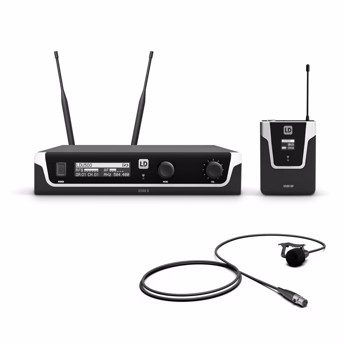 LD Systems U518 BPL  - Zestaw bezprzewodowy z mikrofonem krawatowym
