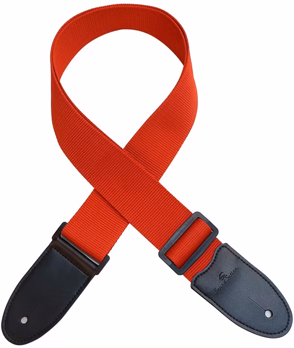Soundsation Poly Guitar Strap Red - Pas gitarowy