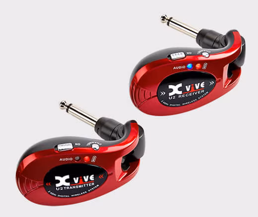 Xvive U2 Red - Zestaw bezprzewodowy gitarowy/do gitar basowych