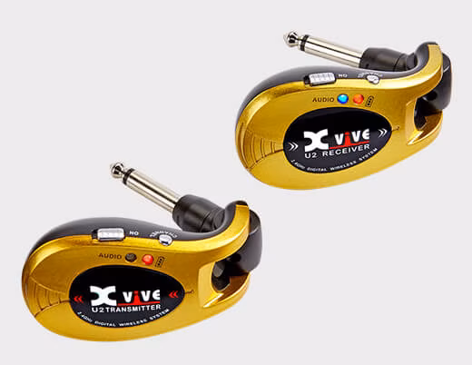 Xvive U2 Gold - Zestaw bezprzewodowy gitarowy/do gitar basowych