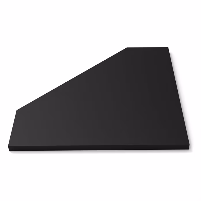 Glorious Modular Side Rack Adapter Black - Meble studyjne