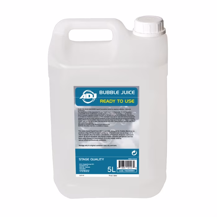 ADJ Bubble juice ready mixed 5L - Wkład