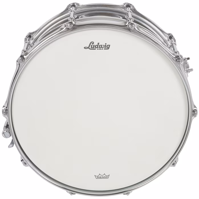 Ludwig 14" x 6,5" Chrome Over Brass with Tube Lugs LB402BT - Werbel