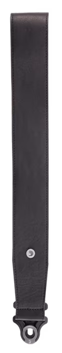 D'Addario Comfort Leather Auto Lock Guitar Strap Black - Pas gitarowy