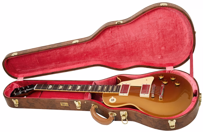 Gibson Custom 1957 Les Paul Standard Carmelita Neck Double Gold - Gitara elektryczna