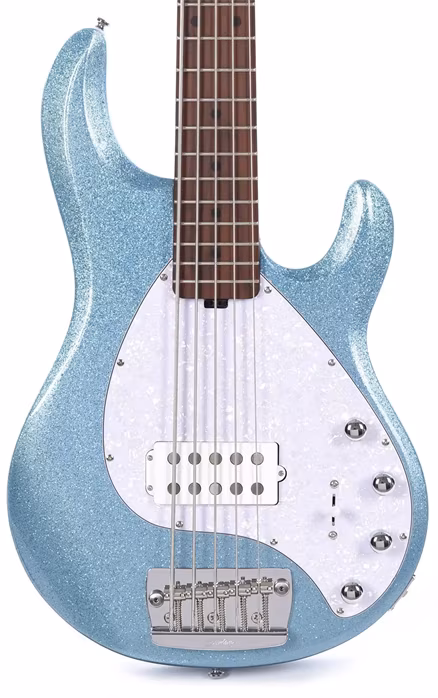 Sterling by Music Man Ray 5 Blue Sparkle - Elektryczna gitara basowa