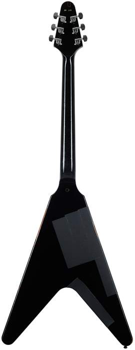 Gibson Custom 1979 Flying V Kirk Hammett Ebony Murphy Lab Replica Aged - Gitara elektryczna