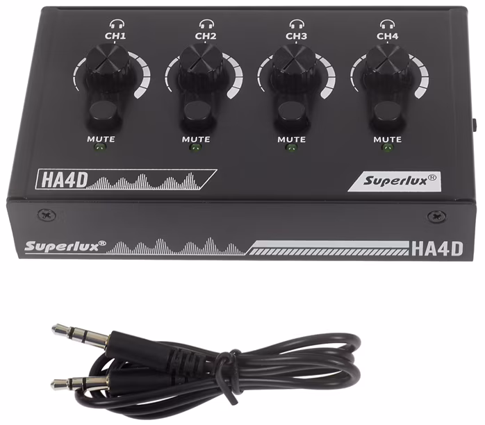 Superlux HA4D - Wzmacniacz słuchawkowy