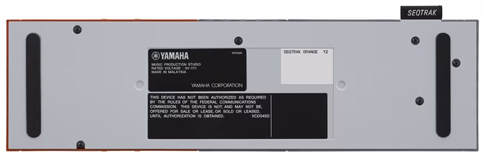 Yamaha SEQTRAK ORANGE - Synthesizer, Groovebox, Sampler