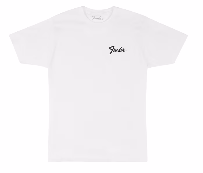Fender Transition Logo Tee White S - Koszulka