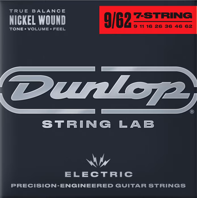 Dunlop DEN0962 - Struny do siedmiostrunowej gitary elektrycznej