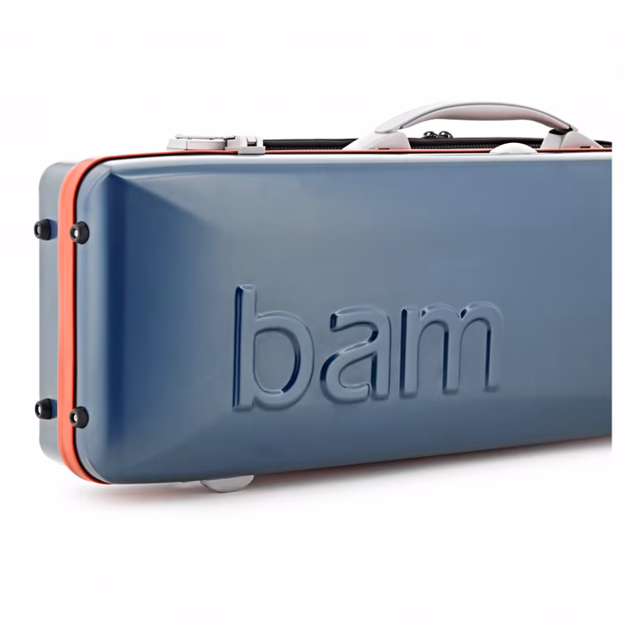 Bam GRAFFITI Hightech Oblong Violin case Blue - Futerał na skrzypce