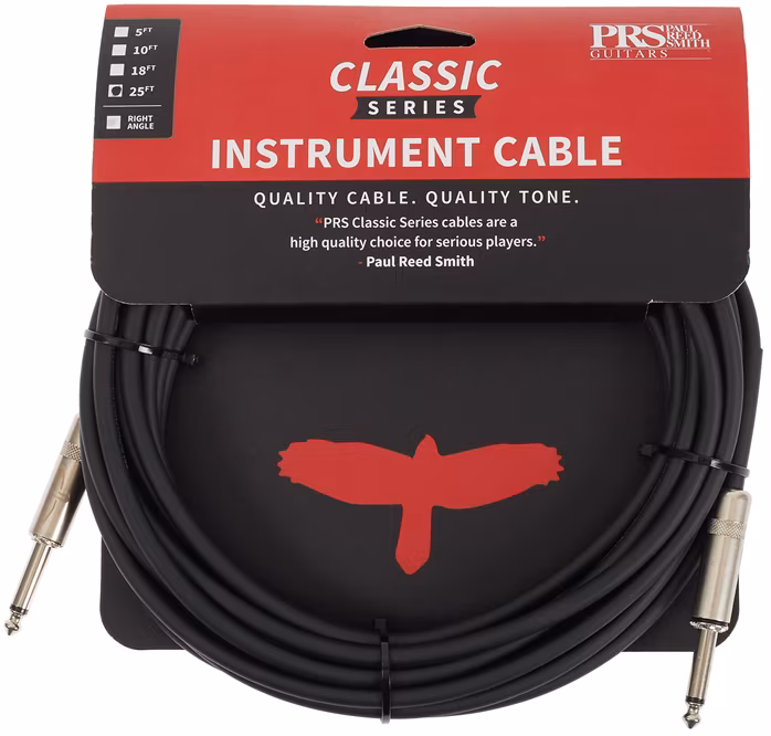 PRS Classic Instrument Cable 25' Straight - Kabel instrumentalny