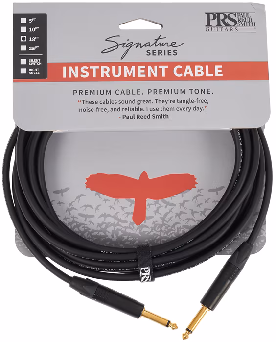 PRS Signature Instrument Cable 18' Straight - Kabel instrumentalny
