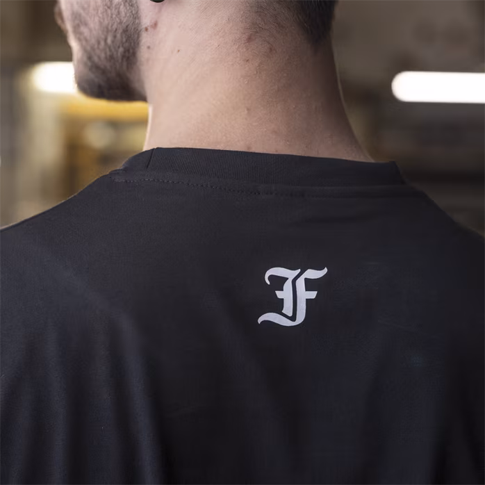 Furch Black T-shirt print bracing L - Koszulka