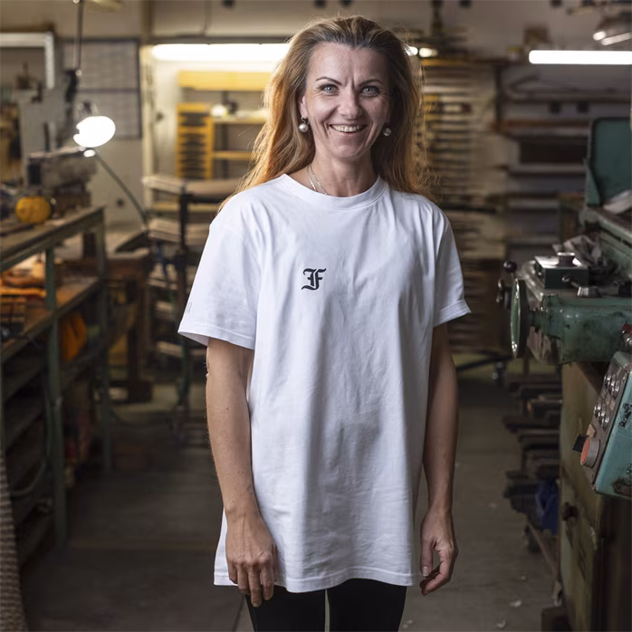 Furch White T-shirt basic M - Koszulka