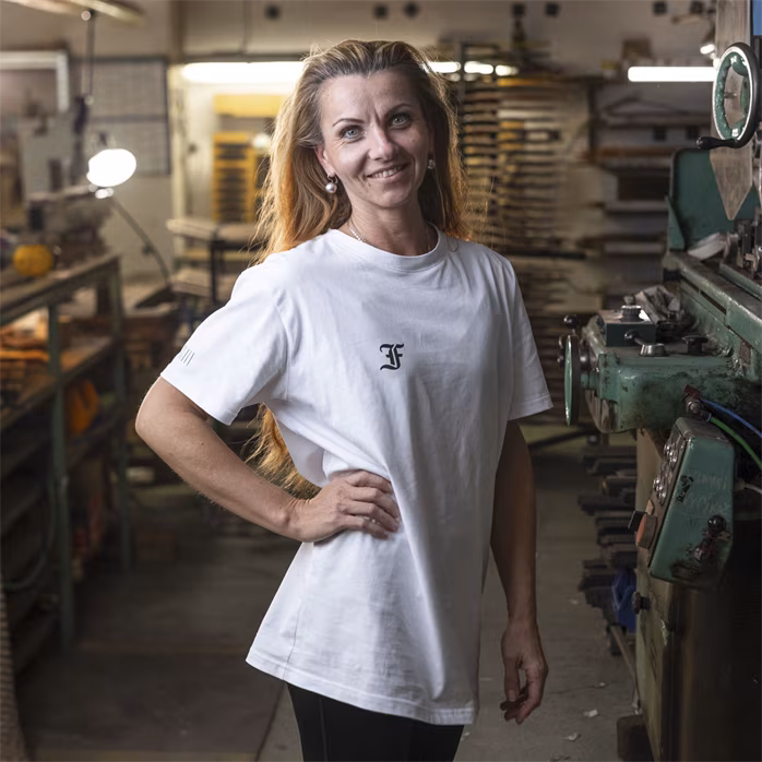 Furch White T-shirt basic M - Koszulka