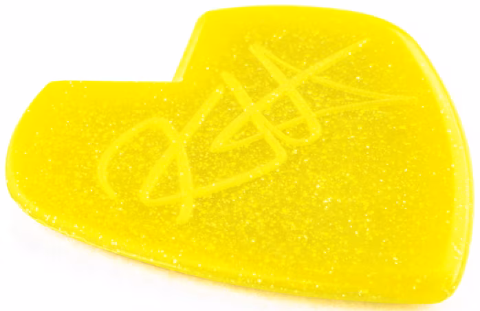 Dunlop Kirk Hammett Jazz III Yellow Glitter 6 Pack - Kostki