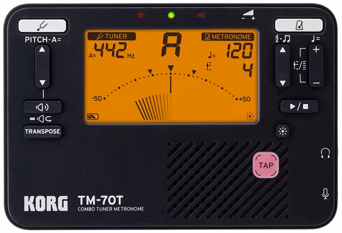 Korg TM-70T BK - Tuner z metronomem