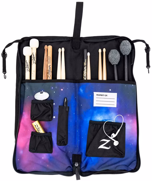 Zildjian Student Backpack Purple Galaxy - Plecak z pokrowcem na pałki