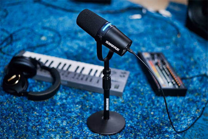 Shure MV7+ Podcast Kit - Mikrofon dynamiczny USB