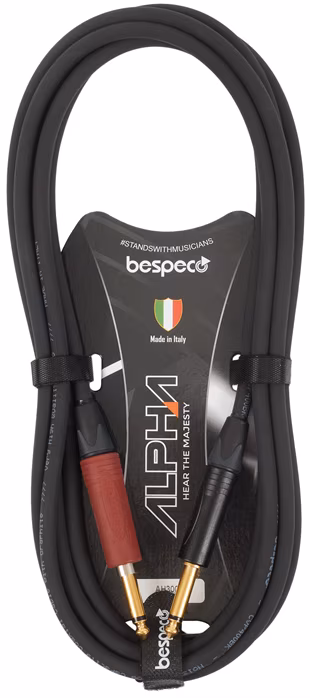 Bespeco Alpha Instrument Cable Silent Neutrik 3 m - Kabel instrumentalny