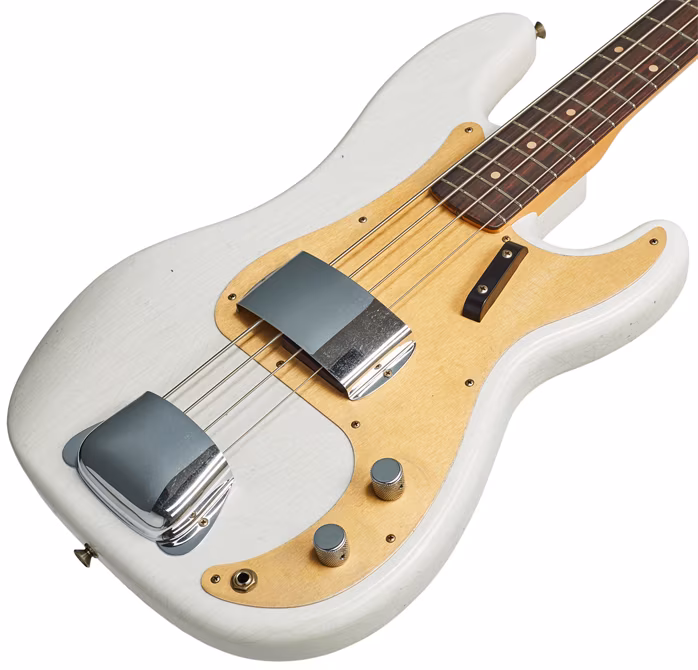 Fender Custom Shop 59 Precision Bass JRN Relic Ash WBL - Elektryczna gitara basowa