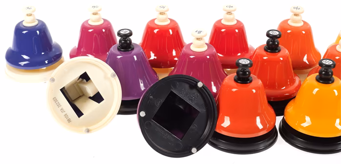 Boomwhackers Chroma-notes Full 20-Note Desk Bell Set CNDB-20 - Dzwonki